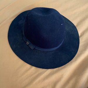 brixton dark navy felt hat